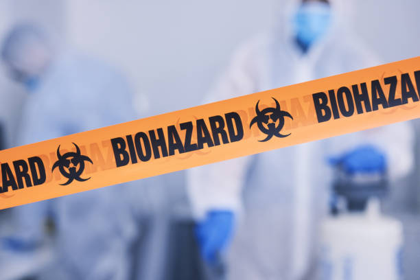 Professional Biohazard Cleanup technician working in Sussex, WI